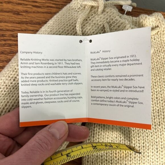 MUK LUKS Slipper Boot Socks knit - Picture 5 of 9